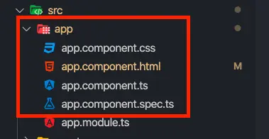 Angular app folder